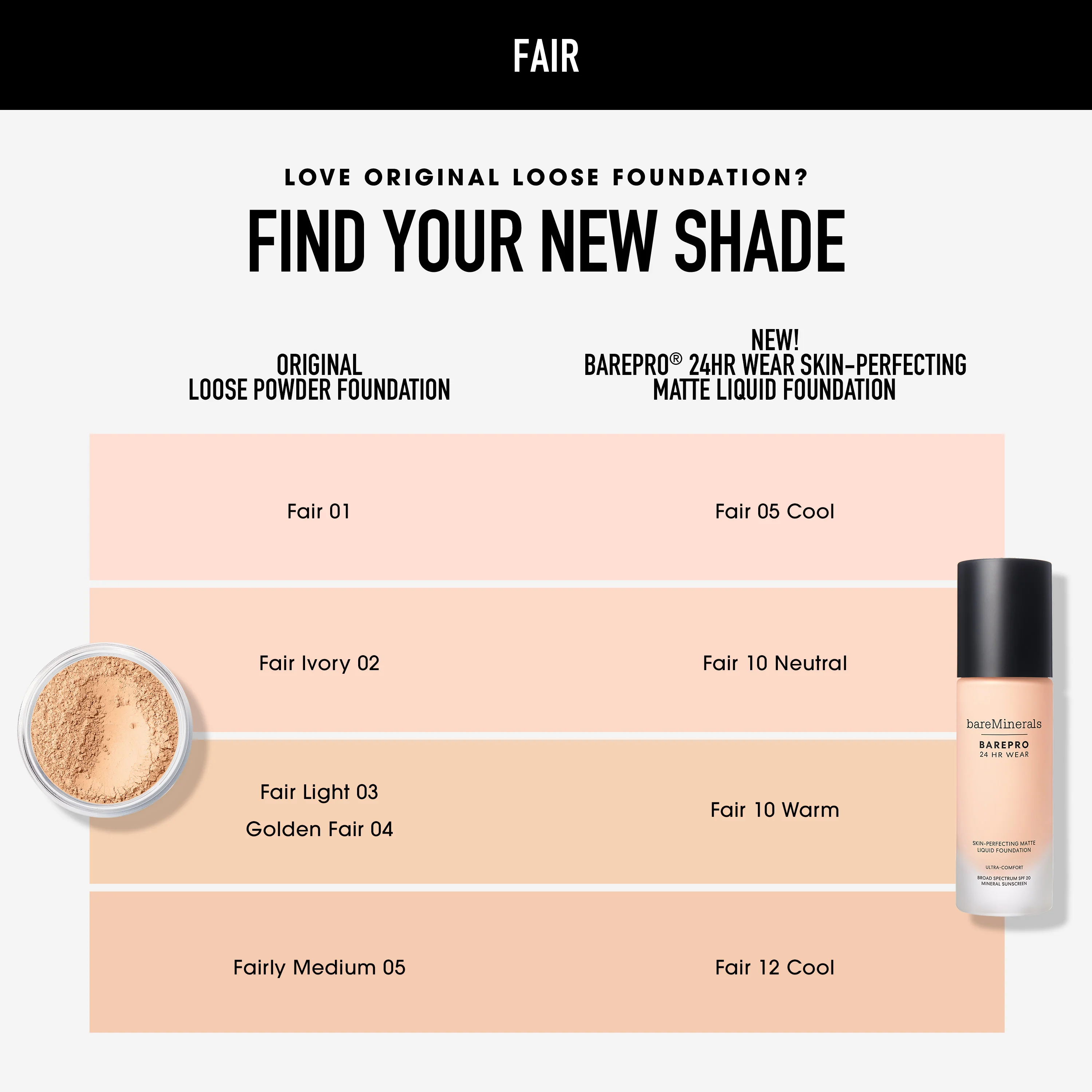 BAREPRO® 24HR Wear Skin-Perfecting Matte Liquid Foundation Mineral SPF 20 - Image 102
