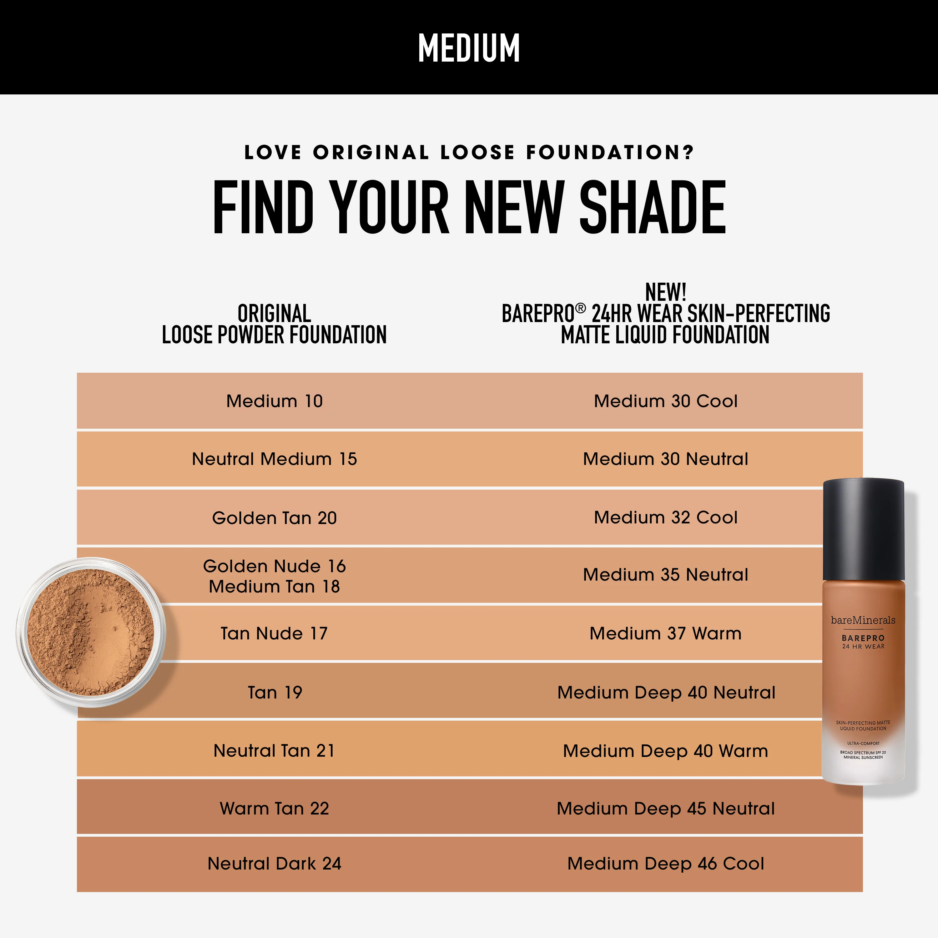 BAREPRO® 24HR Wear Skin-Perfecting Matte Liquid Foundation Mineral SPF 20 - Image 138