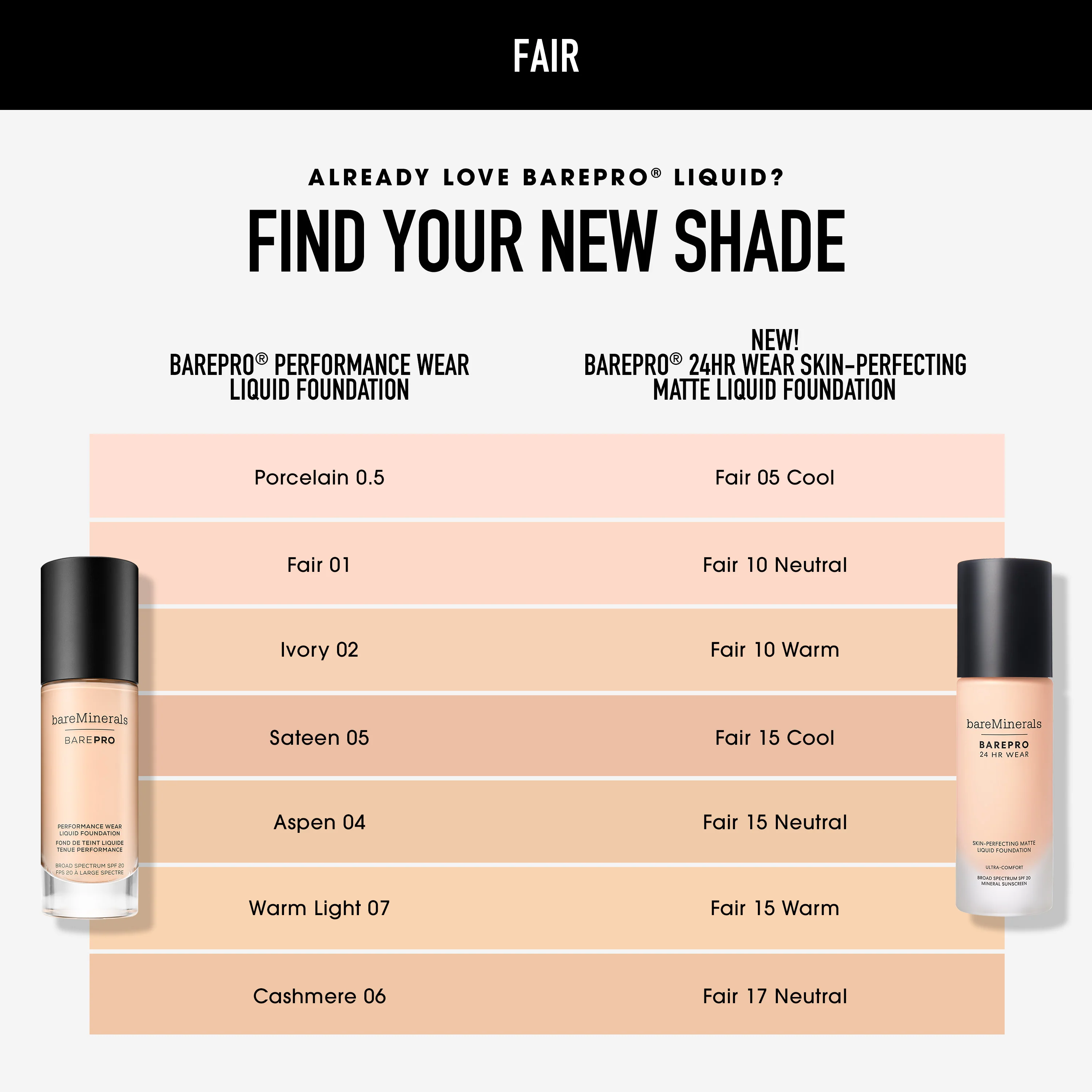 BAREPRO® 24HR Wear Skin-Perfecting Matte Liquid Foundation Mineral SPF 20 - Image 93